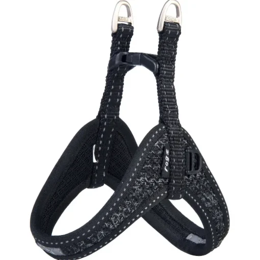 Rogz Fast-Fit Hundegeschirr S schwarz 41cm