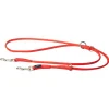 Rogz Hundeleine Rundleine Leder rot 2m