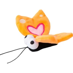 Rogz Katzenspielzeug Catnip Plush Butterfly orange