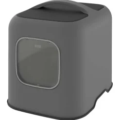 Rotho mypet Katzentoilette Biala mit Haube Antrazith 51x39.5x44.3cm
