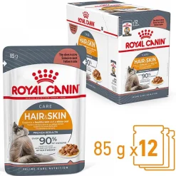 Royal Canin Hair & Skin in Sauce 12x85g