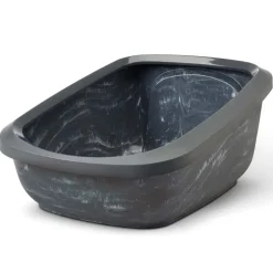 Savic Katzentoilette Aseo Jumbo Marble 67.5x48x28 cm anthrazit-weiss