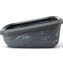 Savic Katzentoilette Aseo Jumbo Marble 67.5x48x28 cm anthrazit-weiss