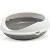 Savic Katzentoilette Figaro weissgrau