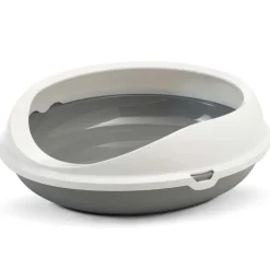 Savic Katzentoilette Figaro weissgrau
