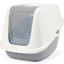 Savic Katzentoilette Nestor Giant weiss-grau 75.5x56x55.5cm