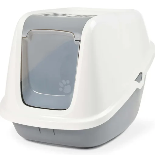 Savic Katzentoilette Nestor Giant weiss-grau 75.5x56x55.5cm