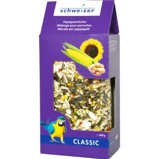 schweizer Papageienfutter mit Erdnüssen 600g