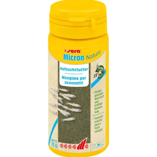 Sera Micron Nature Fischfutter für Jungfische 30ml