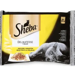 Sheba Delikatesse in Gelée Geflügel 4x85g