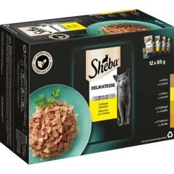 Sheba Delikatesse in Gelée Geflügel 4x12x85g