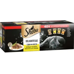 Sheba Delikatesse in Gelee Geflügel Variation 40x85g