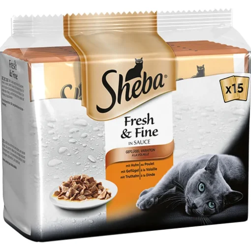 Sheba Fresh & Fine Variation mit Geflügel 5x15x50g