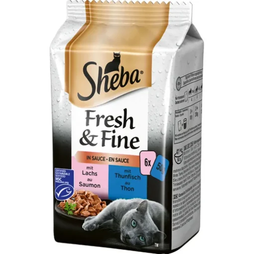Sheba Nassfutter Fresh & Fine Fisch Variationen