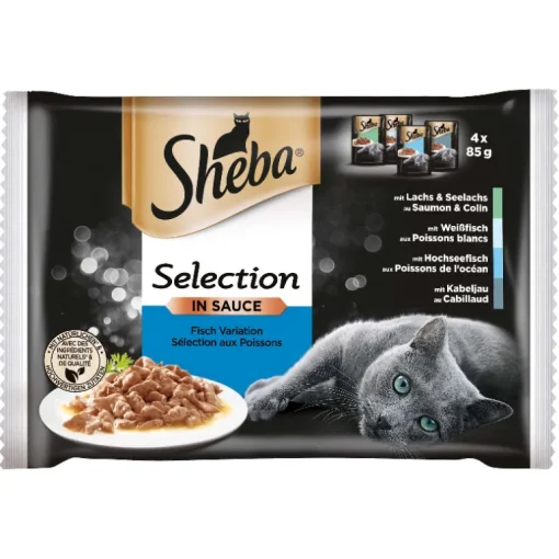 Sheba Selection Katzenfutter in Sauce diverse Sorten 4x85g