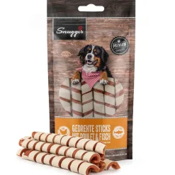 Snuggis Hundeleckerli Gedrehte Sticks Poulet & Fisch 80g