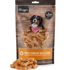 Snuggis Hundeleckerli Poulet Stick Reis & Sesam 600g