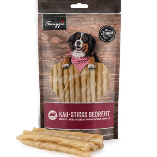 Snuggis Hundesnack Kau-Sticks gedreht 12cm 246g