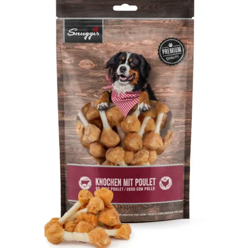 Snuggis Hundesnack Knochen mit Poulet 400g