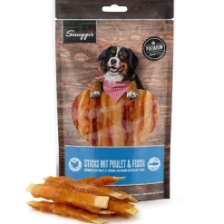 Snuggis Hundesnack Sticks mit Poulet & Fisch 150g