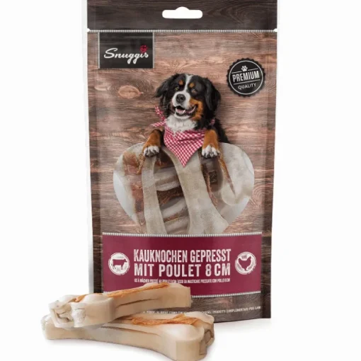 Snuggis Kauknochen gepresst mit Poulet