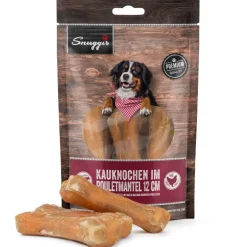 Snuggis Kauknochen im Poulet Mantel 12cm 180g