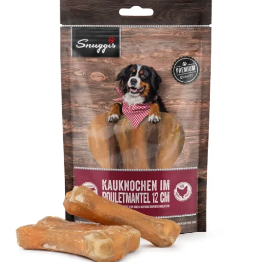 Snuggis Kauknochen im Poulet Mantel 12cm 180g