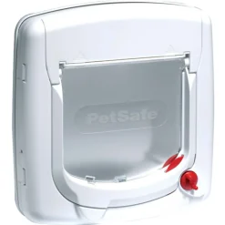Staywell Katzentüre 400 weiss magnetisch