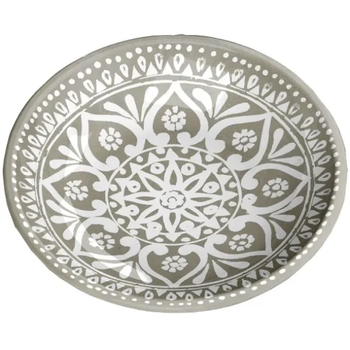 TarHong Katzennapf Melamin-Schale Boho taupe