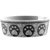 TarHong Melamin Hundenapf Granite Paw grau