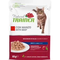 Trainer Katzenfutter Adult Rind in Sauce 12x85g