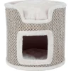 Trixie Cat Tower Ria lichtgrau/natur