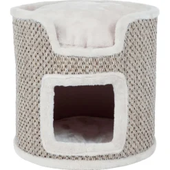 Trixie Cat Tower Ria lichtgrau/natur