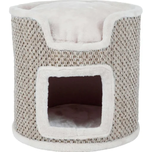 Trixie Cat Tower Ria lichtgrau/natur
