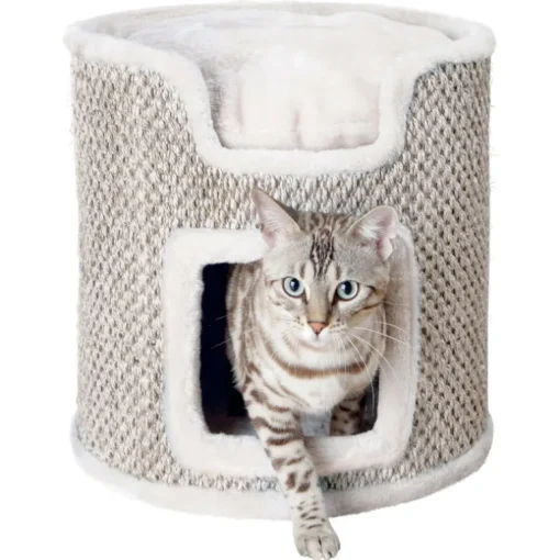 Trixie Cat Tower Ria lichtgrau/natur