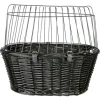 Trixie Fahrradkorb 50x41x35cm aus Weide schwarz