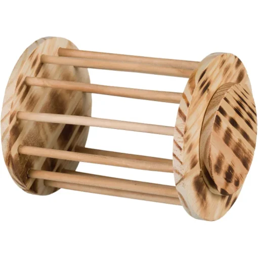 Trixie Heuraufe rund Holz geflammt