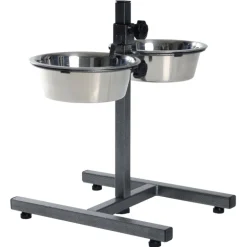 Trixie Hundebar mit zwei Näpfen höhenverstellbar 2x1.8 l/D: 21cm