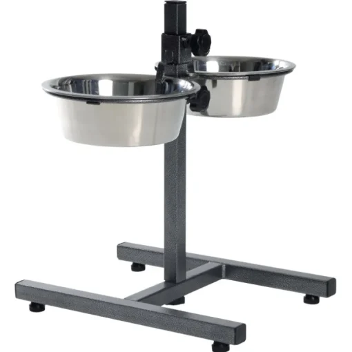 Trixie Hundebar mit zwei Näpfen höhenverstellbar 2x1.8 l/D: 21cm