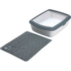 Trixie Katzentoilettenvorleger PVC 37x45cm anthrazit