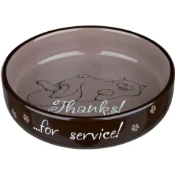 Trixie Keramiknapf Thanks für Service 0.3l
