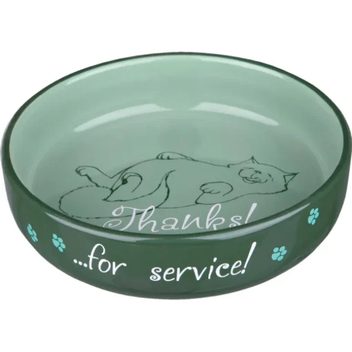 Trixie Keramiknapf Thanks für Service 0.3l