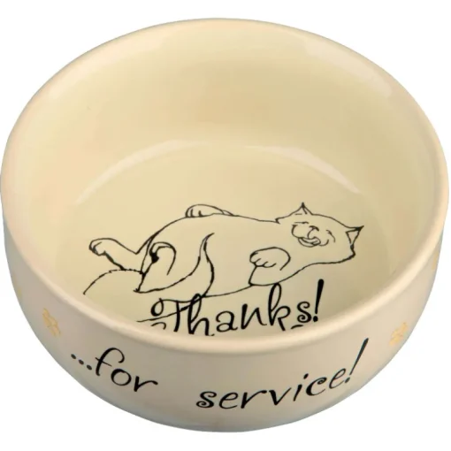Trixie Keramiknapf Thanks for Service 0.3l