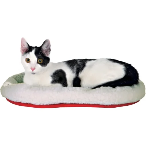 Trixie Kuschelbett 47x38cm wollweiss-rot