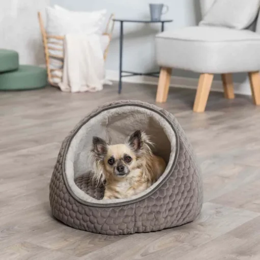 Trixie Kuschelhöhle Livia taupe-creme 45x33cm