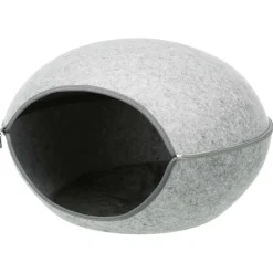 Trixie Kuschelhöhle Luna 58x39x54cm, hellgrau