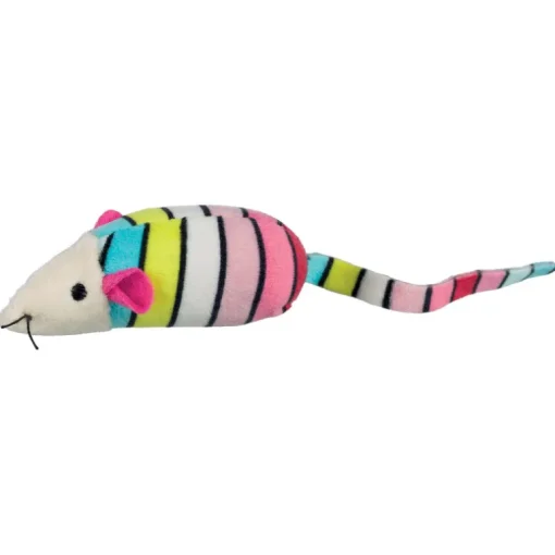 Trixie Maus/Fische Plüsch/Stoff 9-12cm