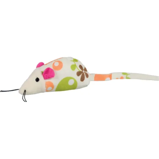 Trixie Maus/Fische Plüsch/Stoff 9-12cm