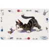 Trixie Napfunterlage Comic-Katze 44x28cm