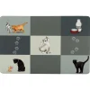 Trixie Napfunterlage Comic-Katze 44x28cm